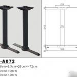 Hot Sale Cross Wrought Cast Iron Table Base Table Leg Furniture Leg HS-A072