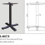 Guarantee quality dining coffee wrought cast iron table base table leg HS-A75