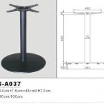 Hot sale dining coffee wrought cast iron table base table leg funiture leg HS-A037