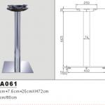 Guarantee quality dining coffee metal stainless steel table base table leg HS-A061