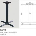 Hot sale Cross Wrought Cast Iron Table Base Table Leg Furniture Leg HS-A069