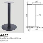 Guarantee quality dining coffee wrought cast iron table base table leg HS-A007