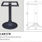 Hot sale coffee dining wrought cast iron table base table leg HS-A017B-HS-A017B