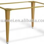 460R1 Retangular Aluminium Table Frame with POLYRATTAN legs-460R1