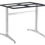 chromed table frame