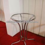 chromed bar table frame