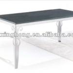 stainless steel table frame for glass dining table-DS0006