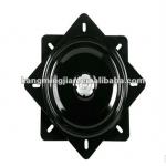 swivel plate with steel /turn plate/turn plate with black-KMJ-4802