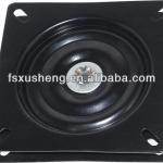 black coating squre swivel plate small turnable plate