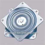 hot sale 6-inch 360 degree Zinc plating metal barstool swivel plate/sofa metal swivel plate/furniture metal parts