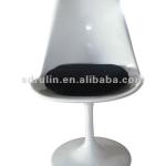 modern design white fiberglass with cushion dinner Chair-4099