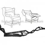 Manual recliner mechanism, Simple Recliner frame, Manual Recliner base