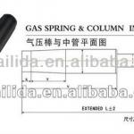 KLD-B/C-140MM gas spring for bed
