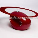 home furniture modern oval glass coffee table CT-5076-CT-5076