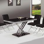 2013 Modern Latest Rectangle Tempered Glass Table-DT-B80