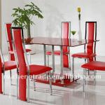 Elegant and modern glass dining table RCDT-53-1