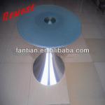 High quality galss furniture table,iron base glass table,glass round table