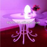 manufacture of glass top steel frame lighting dining table