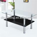 Modern design tempered glass coffee table CT-H0607