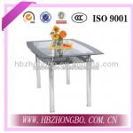 2013 best sale rectangle glass dining table