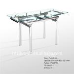 2013 The New Extendable Glass Dining Table Z-308