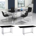 Hot Sales Extension Glass Table