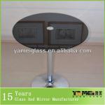 2014 New technology frosted tempered glass dining table top