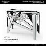Art decor glass console table