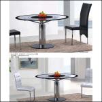 Wholesale furniture glass round dining table