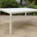 2013 Modern Tempered Glass Dinign Table Aluminum Frame