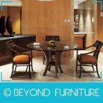 Glass Table Hotel Dining Furniture with Modern Design