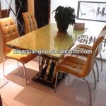 hot sales metal dining table and chair for kitchen room