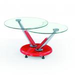 modern tempered glass coffee table-CT-085