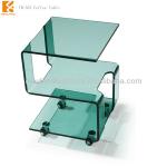 Newland hot bend glass coffee tea table (TB-355)-TB-355