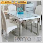glass top modern dining tables