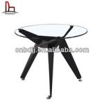 alibaba express italian cheap modern round metal glass luxury console table