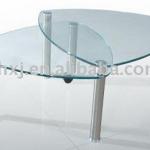 Glass coffee table