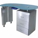 Vitreous Mesa Manicure Table,Nail Table,Nail Desk