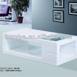 Hot sale mdern design popular white coffee table BC130 home furniture