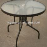 round tempered glass dining tableYT40B