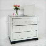 JSF012 Mirrored Chest 3 wide drawers