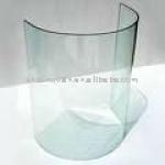 clear tempered deep curved glass