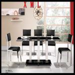 T45 white and black colour cheap space-saving dining ta-T45-1-c068