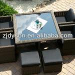 outdoor rattan 7pcs dining sets-