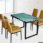 tempered glass dining table / dining table / glass dining table-JD-045