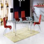 red dining room sets