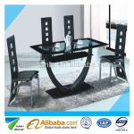 Offer imported exported furniture dining room furniture glass dining table and chair