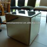 Decorative Modern Mirror Furniture Mirror Cube Table