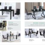 hot sale glass dining room table set