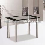 cheap modern glass dining room table designs